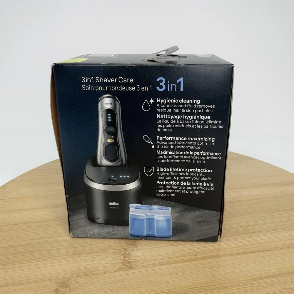 Braun 3in1 Shaver Care Lemon Fresh Cleaning Cartridges 3 Pack Made in Ireland